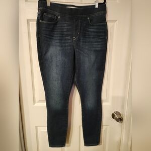 Signature Levi Strauss Pull On Super Skinny Shaping Sz 14 Women's Blue Jeans